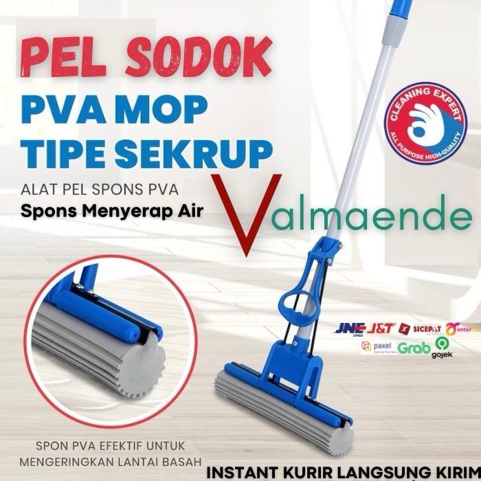 Pel Lantai Pel Busa Pengering Lantai Pel Sodok Peras Otomatis MOP GSF 143