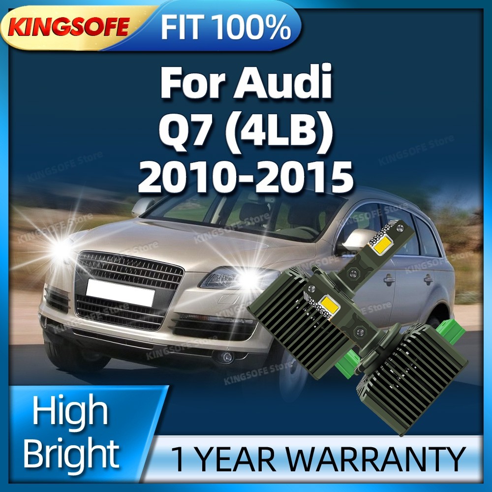 50000LM D3S LED Headlights HID Bulb Canbus Car Light 6000K Plug and Play For Audi Q7 4LB 2010 2011