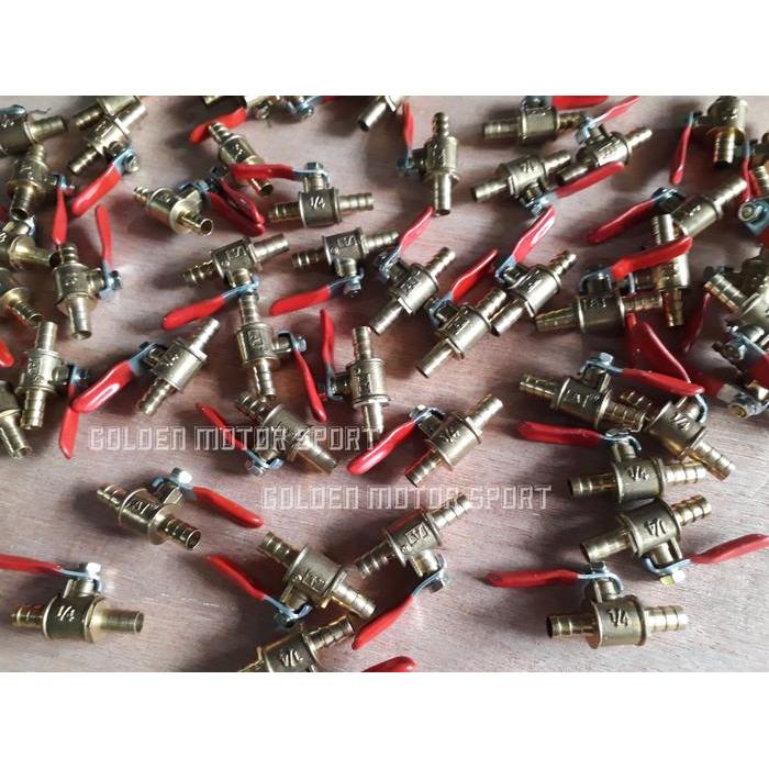 Kran Bensin Motor Kran Bensin Variasi Motor Kuningan Redy Stok
