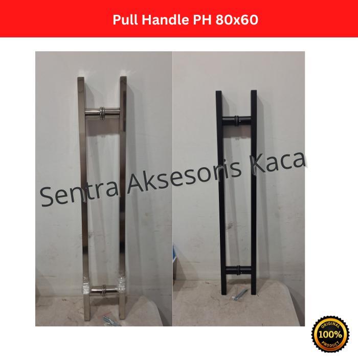 Pull Handle kotak PH DL SQ 802 40x20x800x600 Matt Black/Kombinasi Tarikan Pintu Stainless