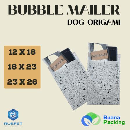 Terbaru Amplop Bubble Murah Bubble Mailer Bubble Packing Dog Origami Varian