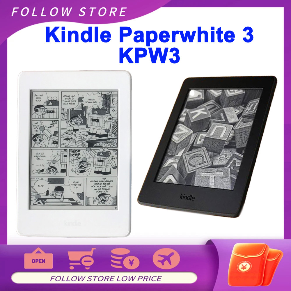 2015 Kindle Paperwhite 3 with Backlight Kindle KPW3 E-Book Reader Kindle Paperwhite 7th Generation
