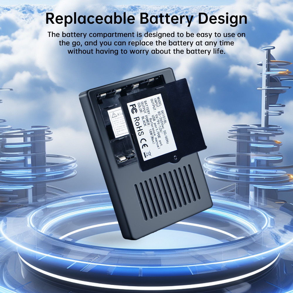 5V 9V 12V 15V 24V UPS UNINTERRUPTIBLE POWER SUPPLY DC18W 1018L LARGE CAPACITY MINI UPS BACKUP POWER
