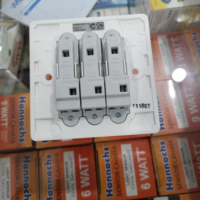 Saklar Triple Panasonic #Gratisongkir