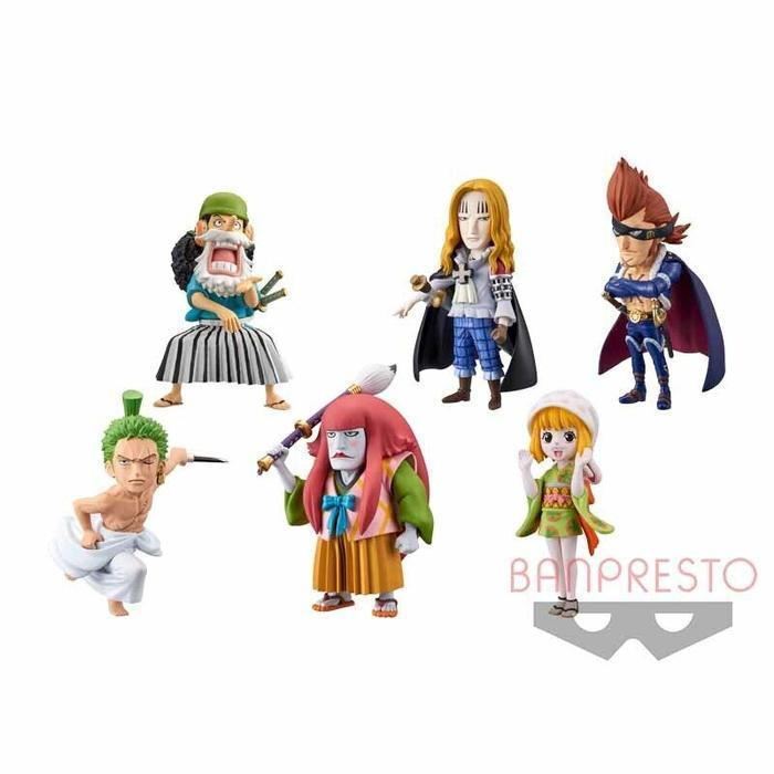 PROMO Bandai WCF One Piece Wanokuni 4 Zoro Usopp Kanjuro Basil Hawkins Carrot X Drake