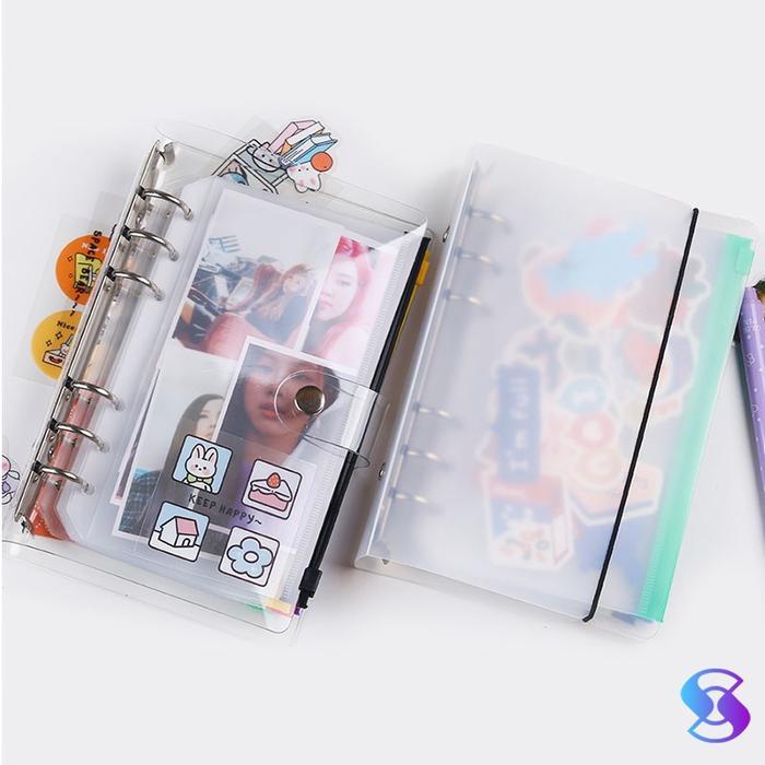 "New" ZIPLOCK BINDER /Kantong Penyimpanan Tagihan/Binder Divider/Zipper Pocket/ZIPLOCK SLEEVE WARNA