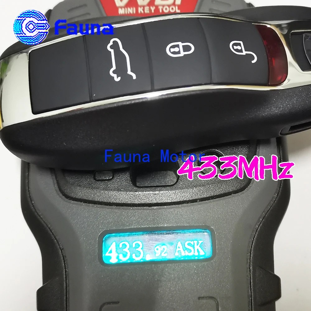3Button 4 Button 315MHz 433MHz 434MHz Remote Control With ID49 Chip For Porsche