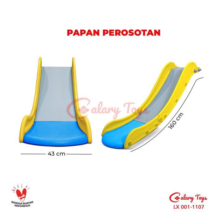 Speeds Papan Prosotan Anak Seluncuran Bermain Mainan Playgym Perosotan Plastik Kuda Kudaan Ringan