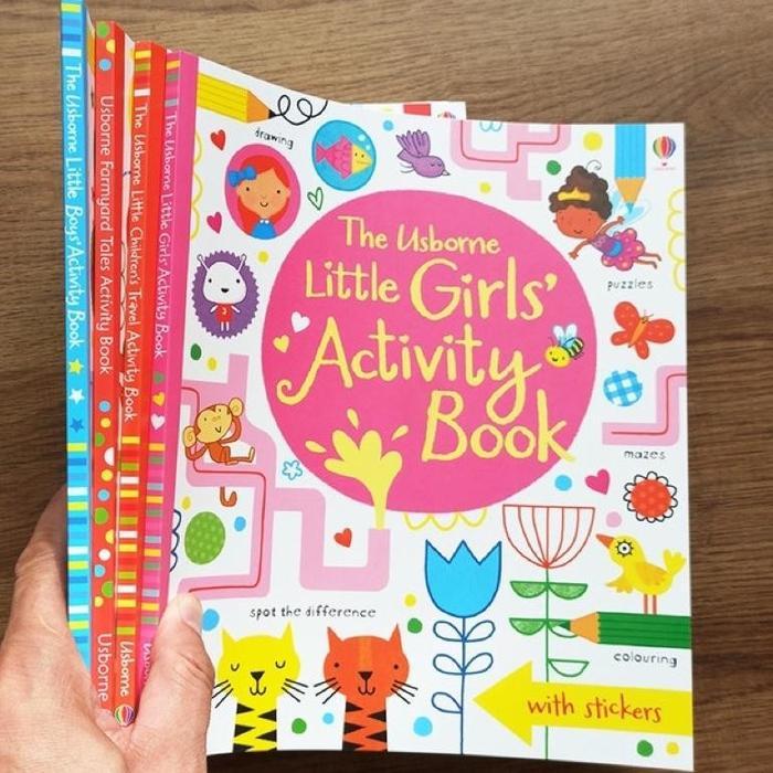 Kidnedu Usborne Activity Little ChildrenS Book / Activity Book #Gratisongkir