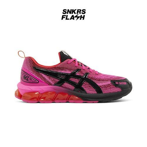 Sepatu Sneakers Wanita ASICS X PE NATION GEL QUANTUM 180 VII PINK BLACK - 1202A433700