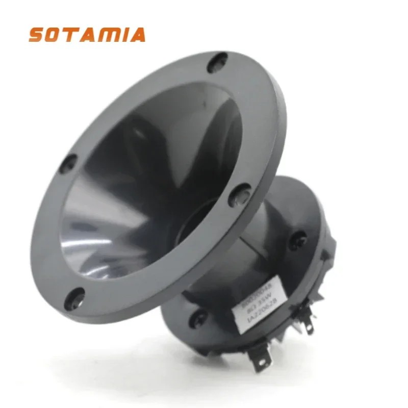 S0TAMI4 3 Inch 90MM Full Range Audio Speaker 8 Ohm 35W H1F1 Speaker Carbon Fiber Basin Tweeter Horn