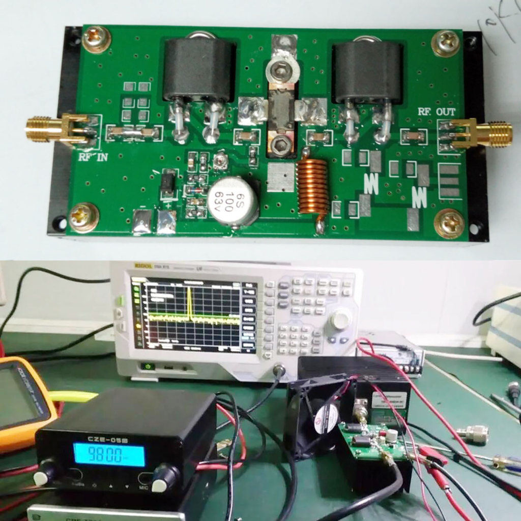 70-200M 45W VHF FM RF POWER AMPLIFIER KITS 45W CLASSAB LINEAR AMPLIFIERS FOR HAM RADIO WALKIE-TALKIE