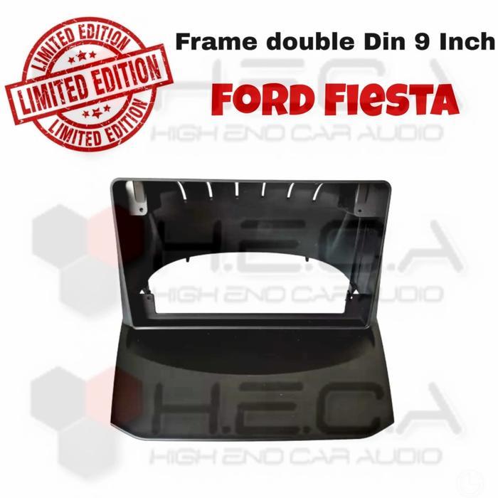 TERBARU Frame 9 inch Ford Fiesta 2009-2011 Android Head Unit Double Din Mobil BISA GOSEND