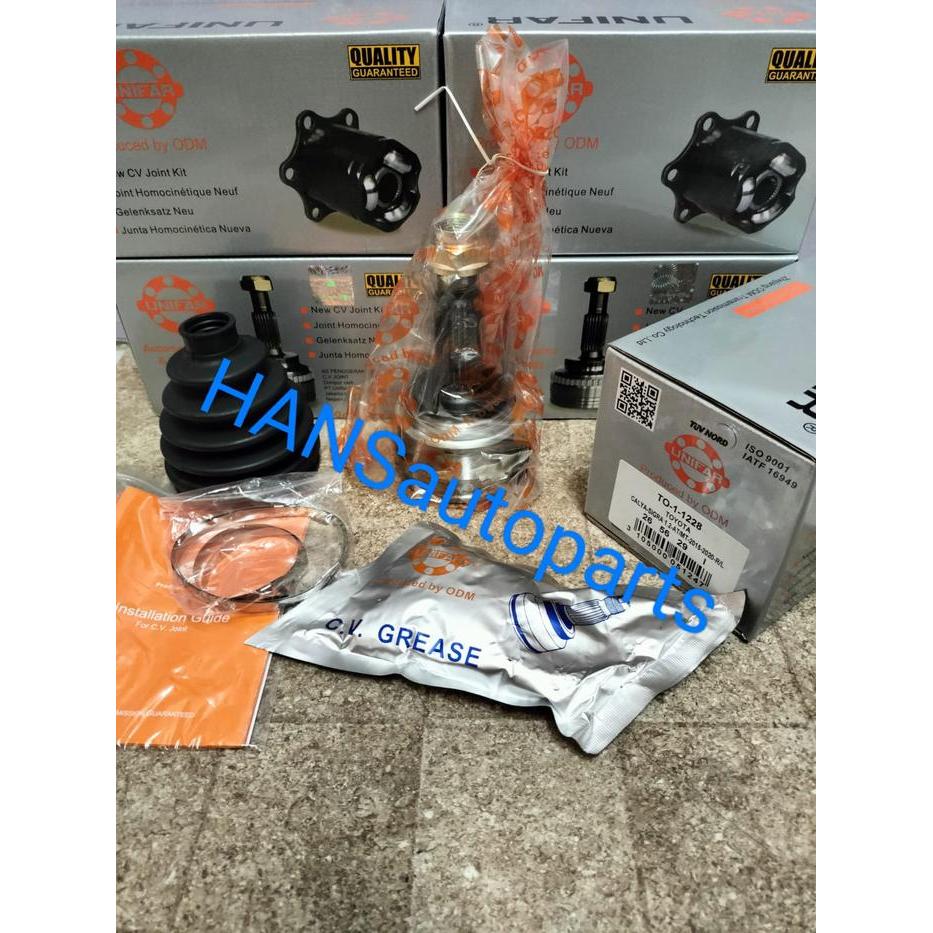 Cv Joint Kopel Kokel As Roda Luar Sigra Calya 1.2 At/Mt Merk Unifar