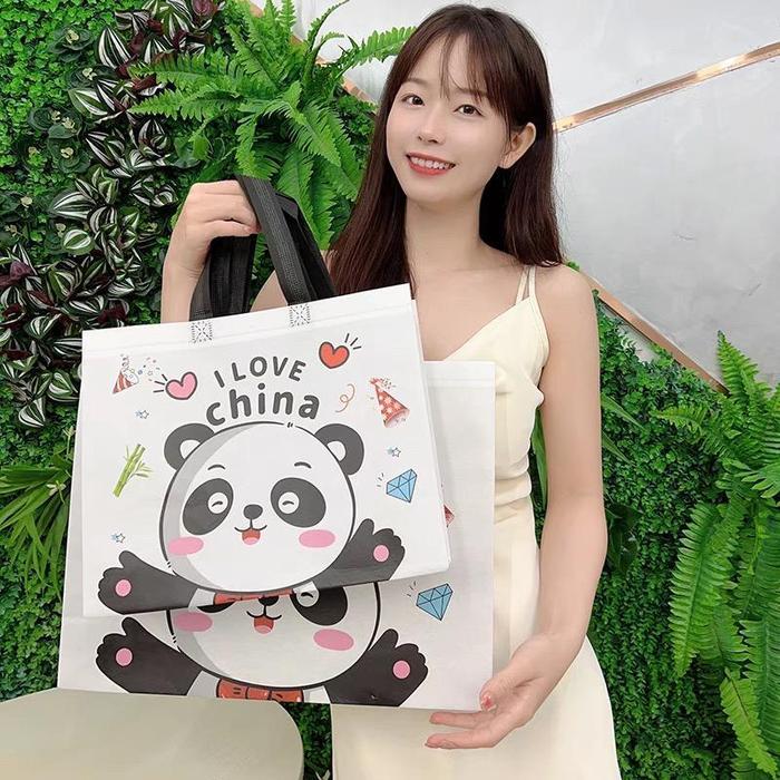 Tas Belanja / Tote Bag Spunbond/ Goodie Bag Spunbond /Tas Spunbond /Kain Motif Premium Kantong Jumbo