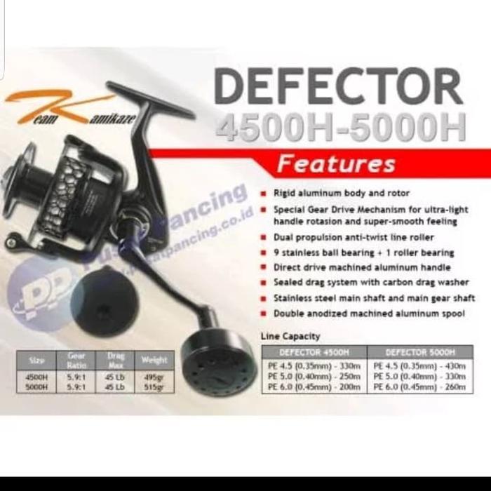 Reel Kamikaze Defector 5000
