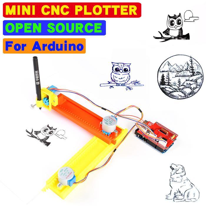 YS Arduino Mini CNC Plotter Open Source Machine Drawbot Pen Drawing