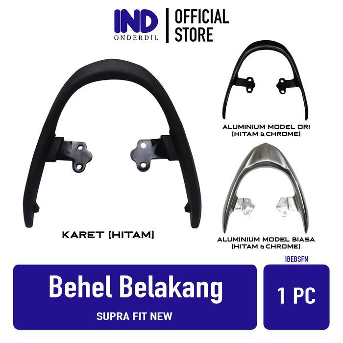 Ready Behel-Begel-Pegangan-Handle-Besi-Karet Jok Belakang Supra Fit New