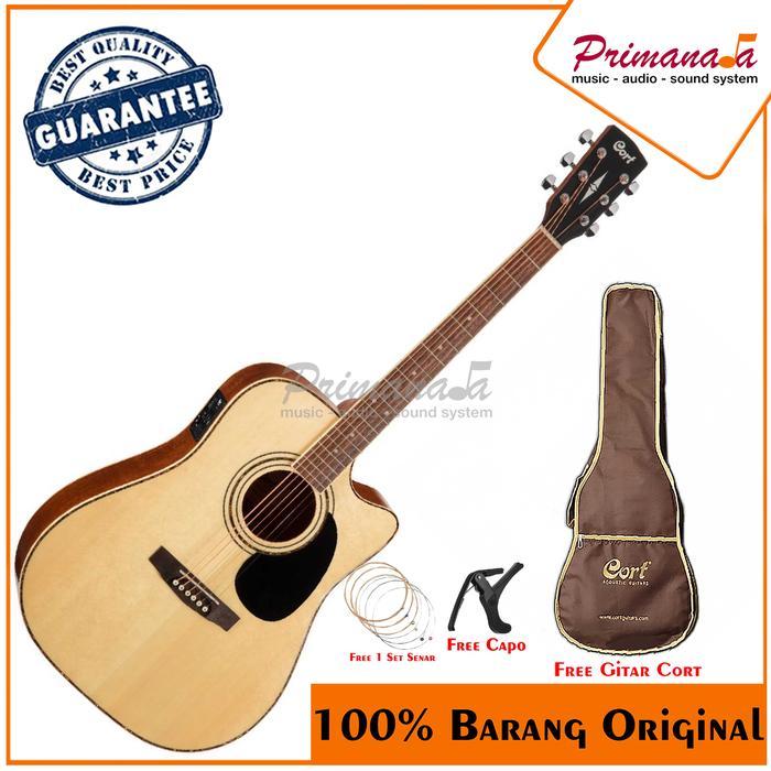 Cort AD880 Natural Satin Gitar Akustik Elektrik