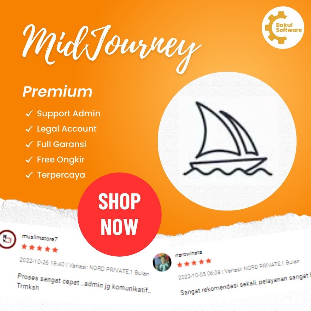 Midjourney Premium Unlimited 30 Hari Legal Resmi | AI Art Bergaransi