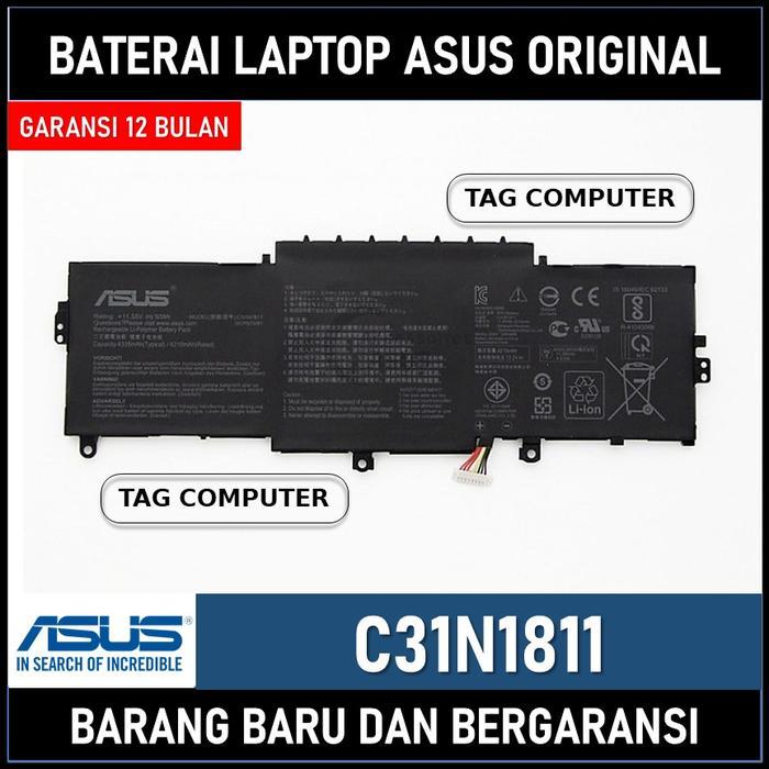 BATERAI LAPTOP ASUS ZENBOOK 14 UX433 UX433F UX433FN UX433FA UX433FAC UX433FA-A5045R C31N1811