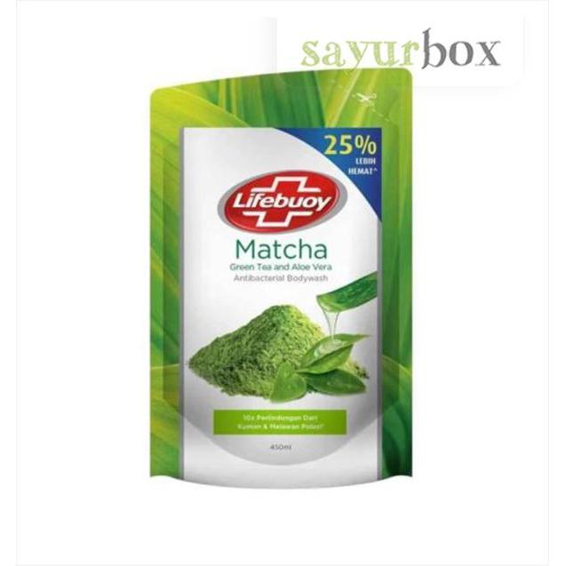 MURAH Lifebuoy Sabun Mandi Cair Matcha Refill 400 450 ml Sayurbox