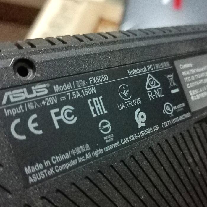 Casing bawah asus TUF fx505 fx505d fx505dt fullset
