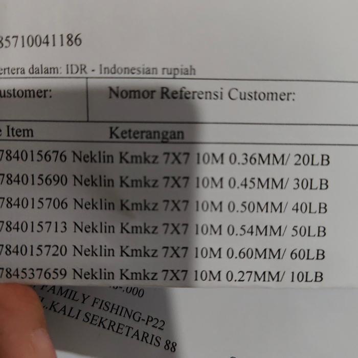 Terlaris Neklin Pancing Kamikaze Bagus Type 7X7 Neklin Serabut #Gratisongkir