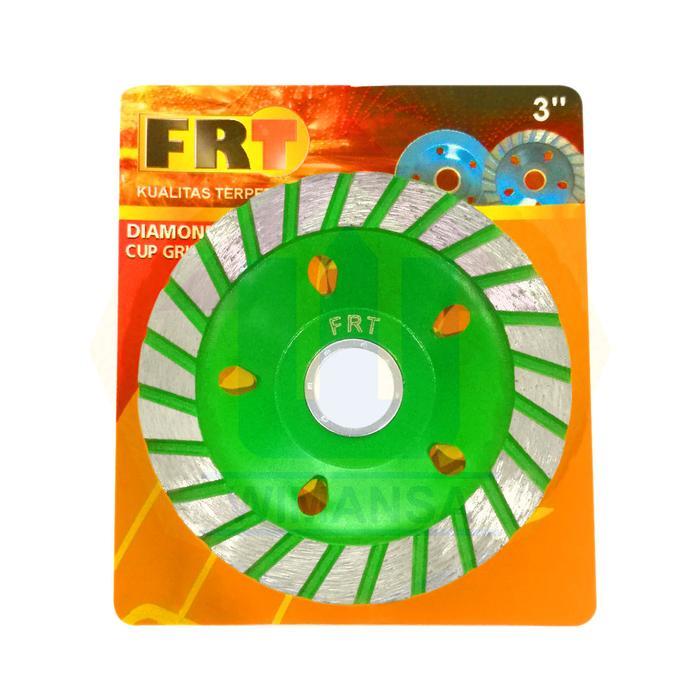 FRT DIAMOND CUP GRINDING WHEEL 3 INCH - MATA GERINDA POLES BETON
