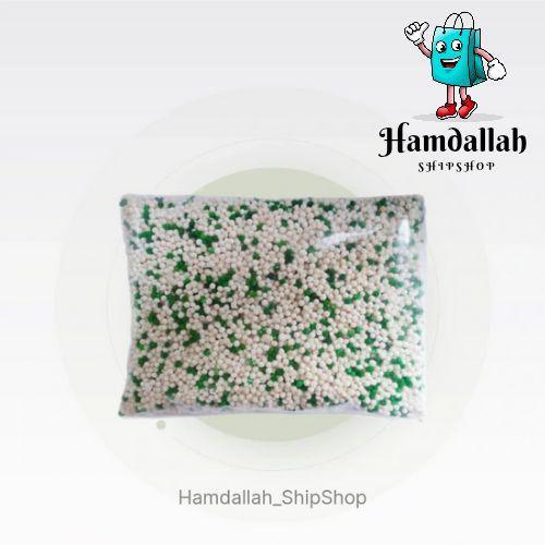 "New" Sagu mutiara Hijau 1kg/Pacar cina/Sekoteng pacar cina,biji delima mutiara sagu