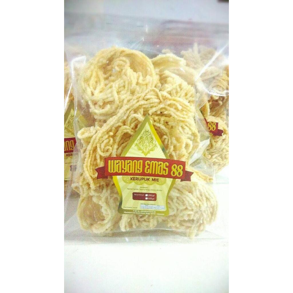"New" Kerupuk Mie Bogor Wayang Emas 88 (matang)