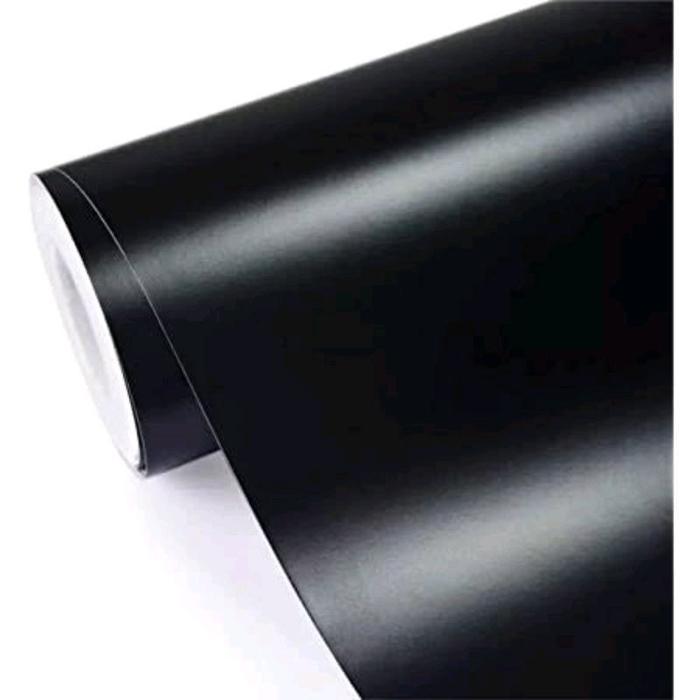 "New" Skotlet hitam doff sticker motor matte black maxdecal M070
