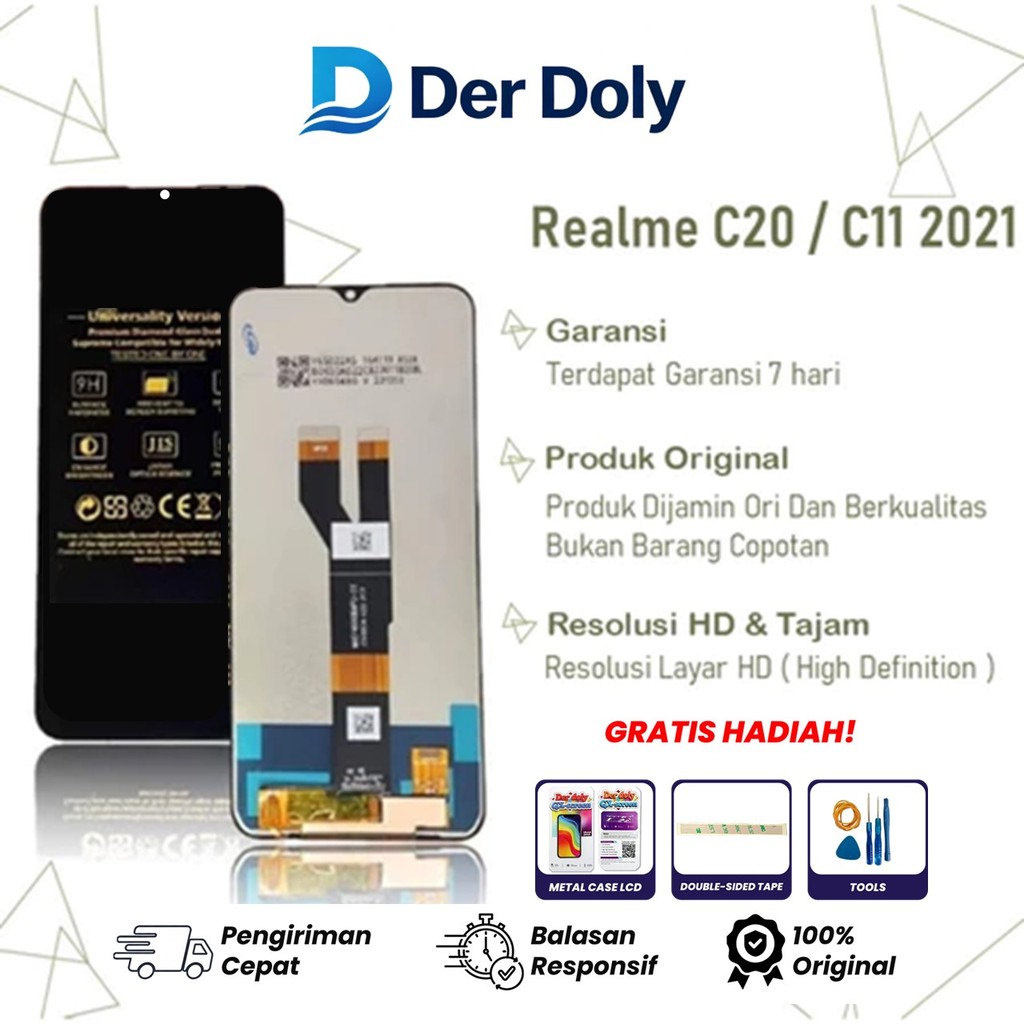 LCD TOUCHSCREEN C20 COMPLETE ORIGINAL FULLSET / LCD REALME C20 / LCD REALME C11 2021