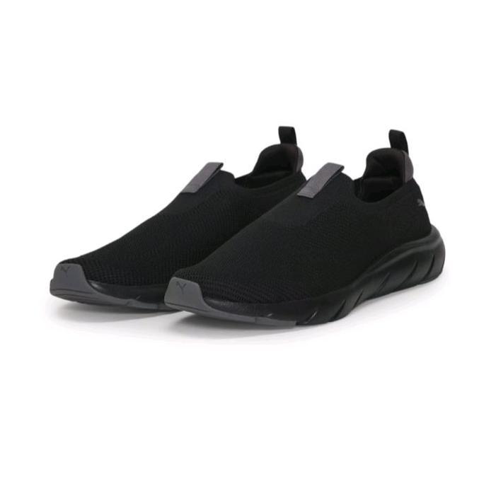 Sepatu Slipon Pria Puma Softride Flex Black Original BNIB