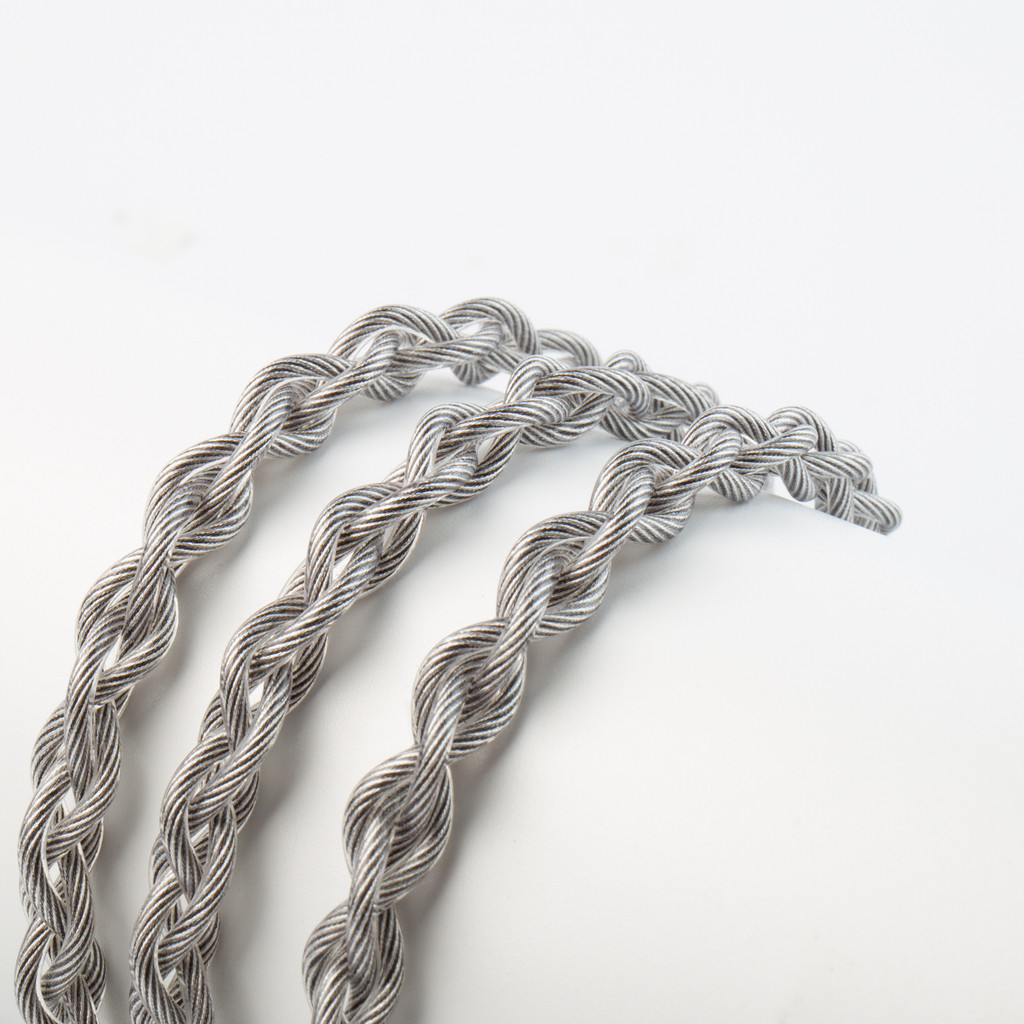 KBEAR Chord 6N Graphene+4N OFC Silver-plated Mixedly Braided Upgrade Cable With MMCX/2Pin Connector