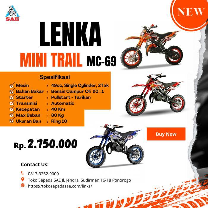 LENKA MINI TRAIL MC-69 - Biru