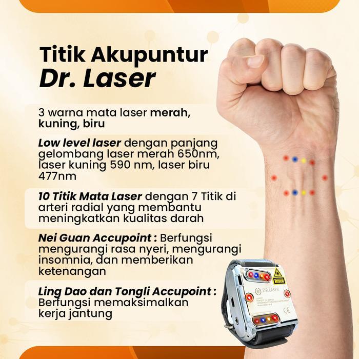 Dr Laser Perfect 10 Plus Original Alat Terapi Laser Untuk Bantu Menjaga Gula Darah, Kolesterol &