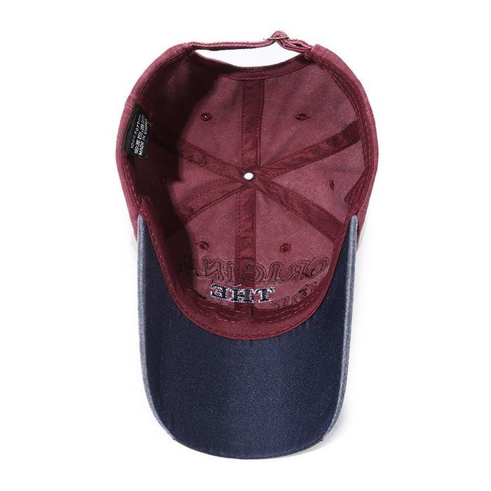 Topi Baseball Snapback Original The Black Retro Washed / Topi Distro Fashion Pria Wanita