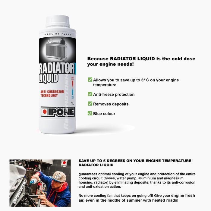 AIR RADIATOR IPONE / IPONE RADIATOR COOLANT 100% france