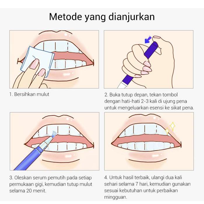 Breylee Teeth Whitening Powder & Pen - Mencerahkan Gigi,Whitening Tooth Powder Teeth Whitening Pasti