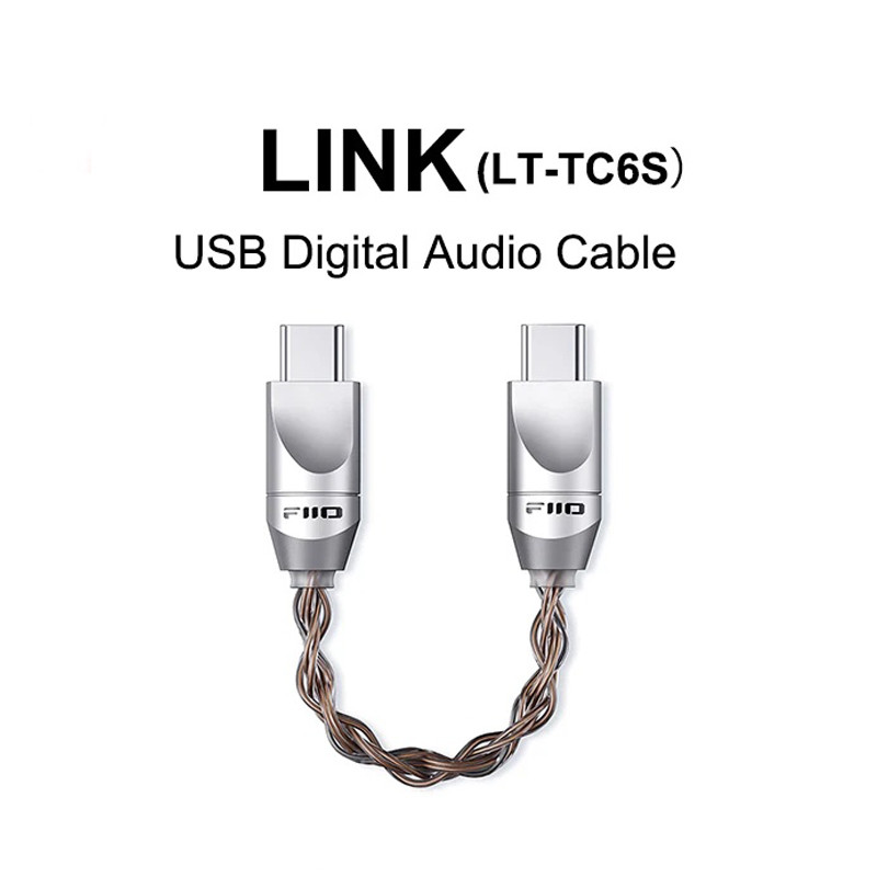 FiiO LINK LT-TC6S USB Digital Audio Cable Type-C to Type-C for Q15 M15S M11 PLUS - High Sound