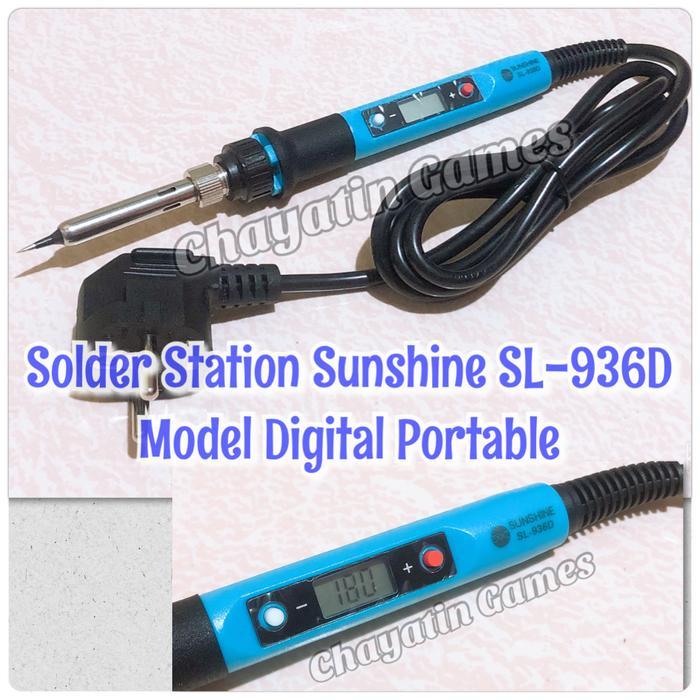 Solder Station Sunshine Sl-936D Daya 80 - 120 Watt Digital Portable #Gratisongkir