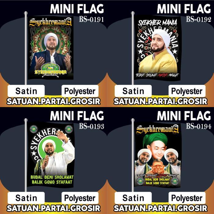 CETAK BENDERA SYEKHERMANIA V45/DESAIN BENDERA SYEKHERMANIA TERBARU