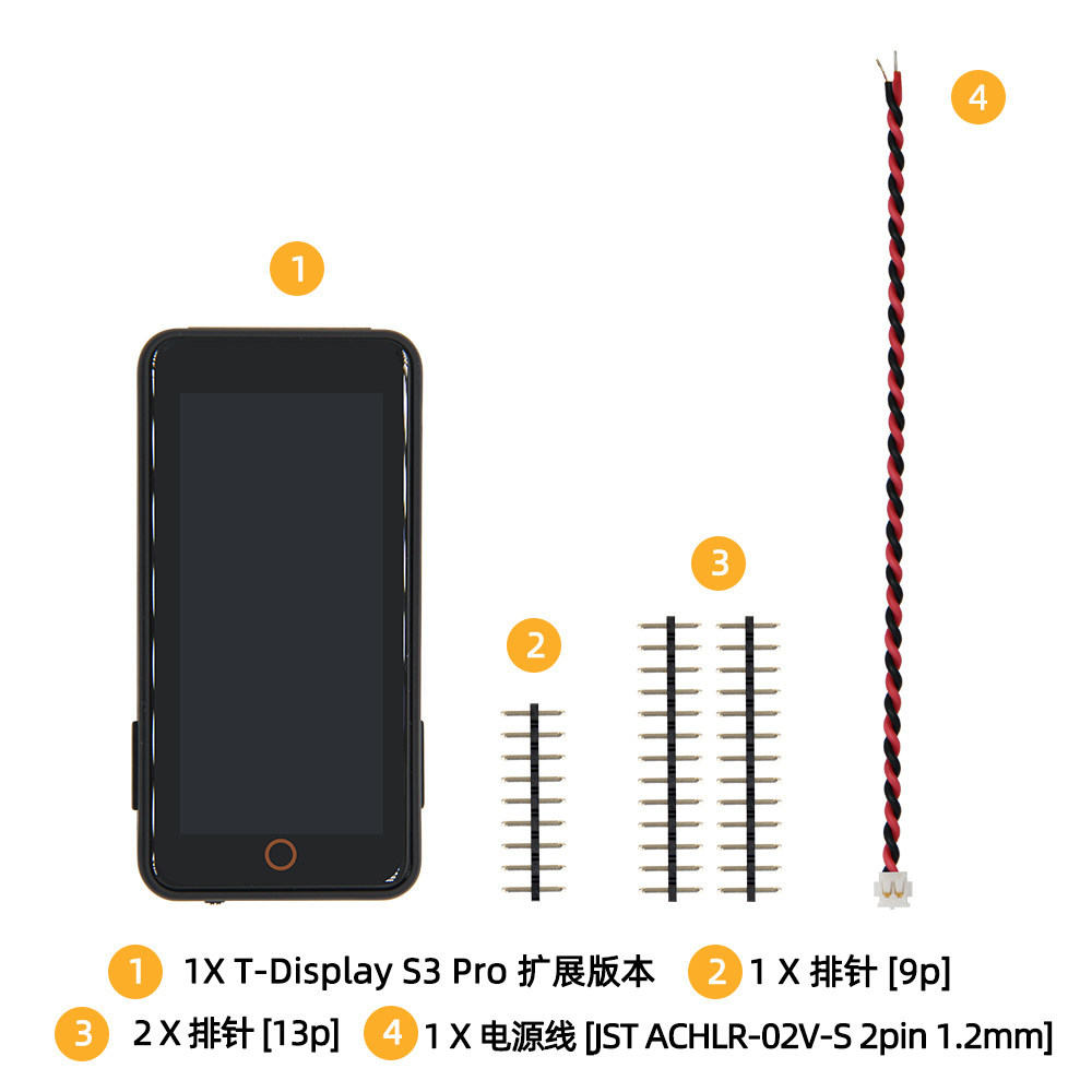 PROMO LILYGO T-Display-S3-Pro ESP32-S3 MVSR Camera Expansion Board