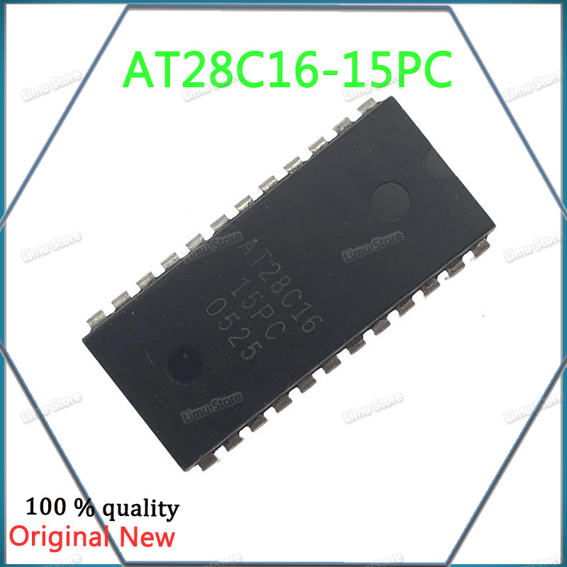 5pcs-20pcs/lot AT28C16-15PC DIP-24 AT28C16-15 DIP24 AT28C16 28C16 Memory chip IC brand new original