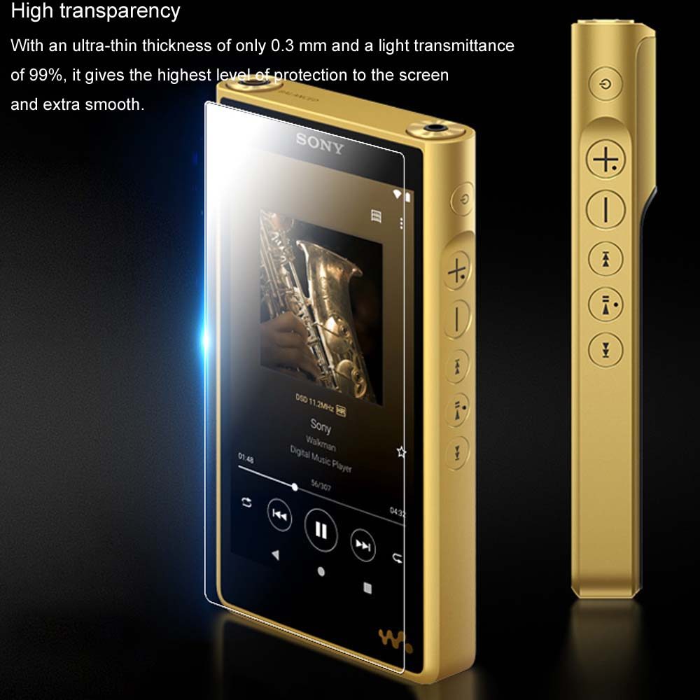 9H Scratch-Proof Premium Protective Screen Protector for Sony Walkman NW-WM1AM2 WM1AM2 NW-WM1ZM2
