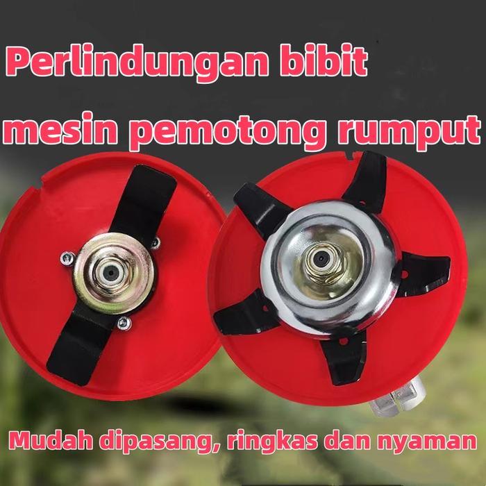 [] Pisau matun Double Blade padi mesin potong rumput alat penyiang gulma alat matun padi mesin