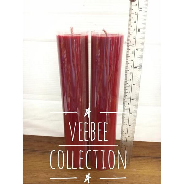 LILIN 5X30CM MERAH/LILIN BESAR /LILIN