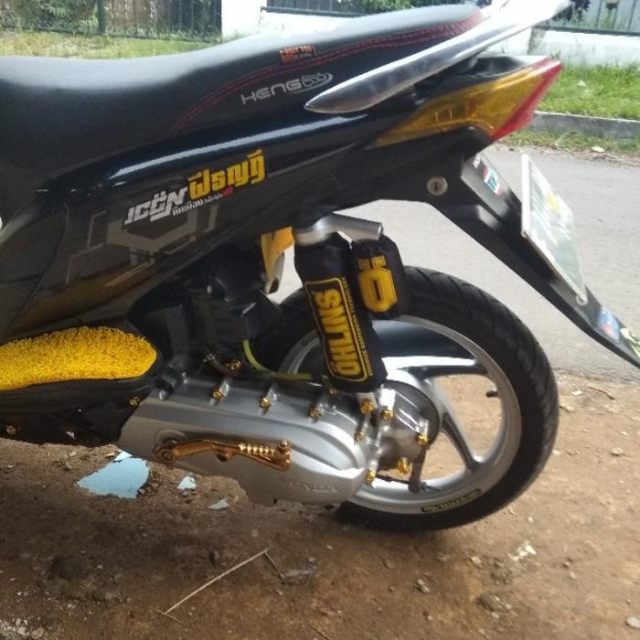 [1 SET] sarung shock + sarung tabung cover shock belakang YSS SHOWA KTC RCB WP OHLINS MOTOR BEBEK