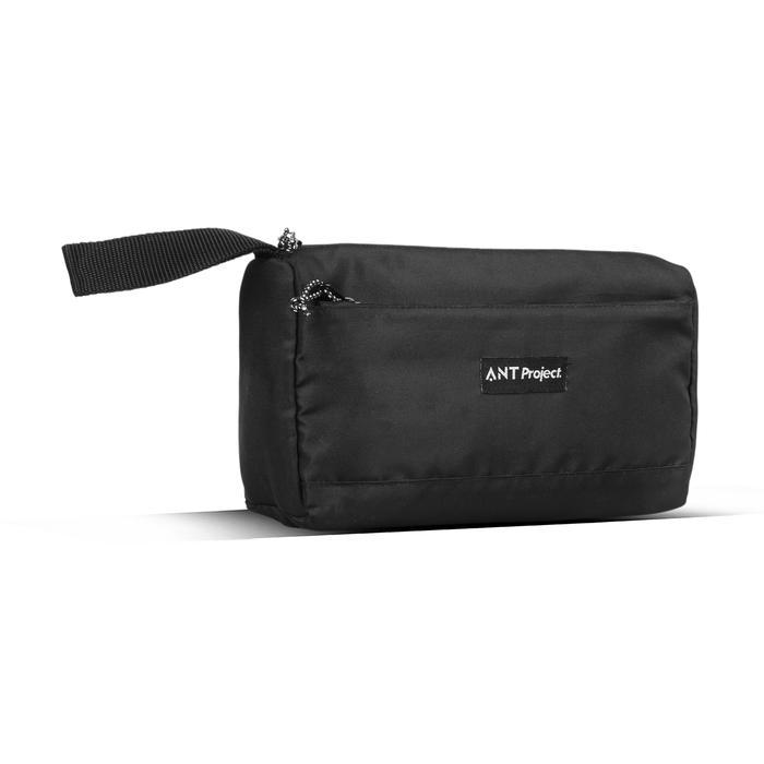 ORIGINAL ANT PROJECT - Clucth Bag Series LUNA Black Wateroof - Doppkit - Handbag READY STOCK